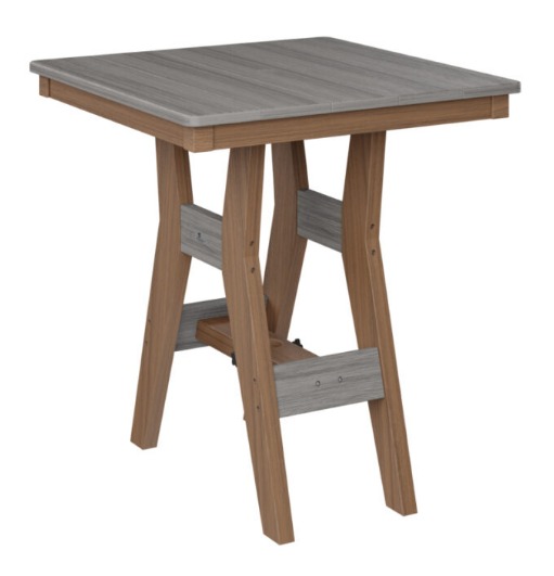 Berlin Gardens Harbor 28" Square Table Dining Height (Natural FInish)